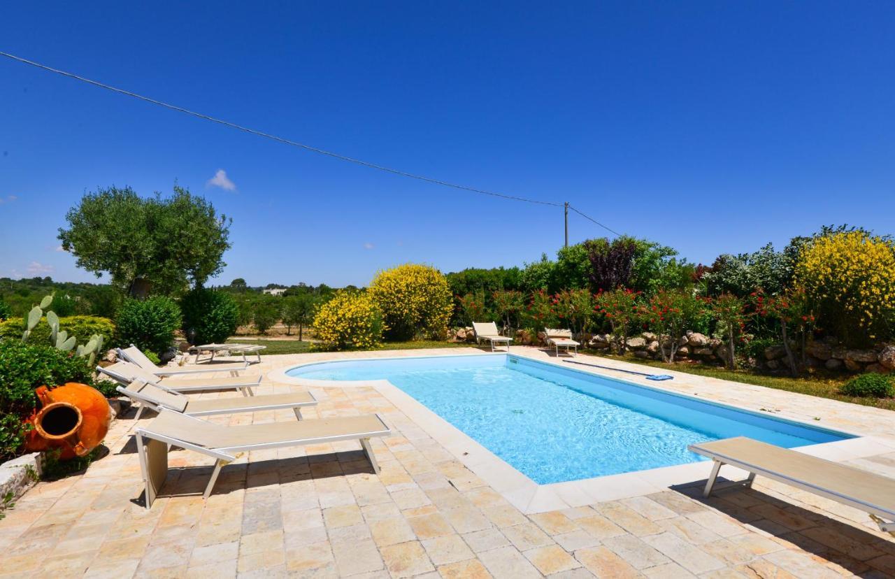 Terra Sessana Ville E Trullo Con Piscina Privata Ostuni Luaran gambar