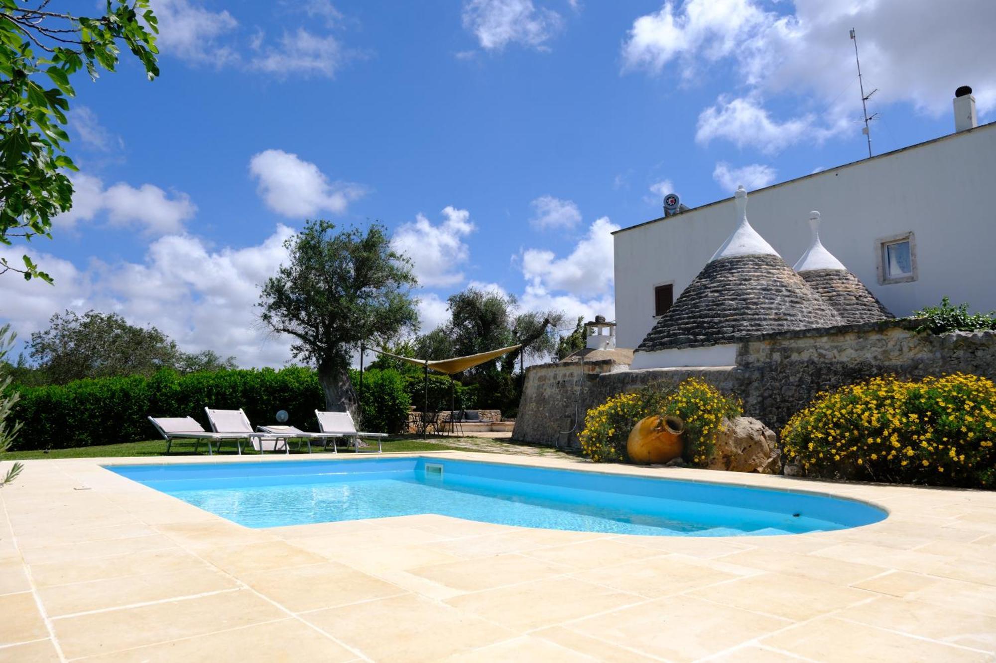 Terra Sessana Ville E Trullo Con Piscina Privata Ostuni Luaran gambar