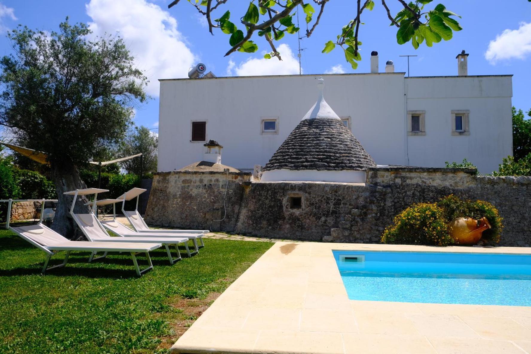 Terra Sessana Ville E Trullo Con Piscina Privata Ostuni Luaran gambar